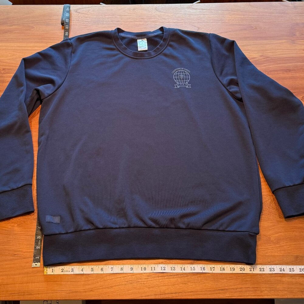2018-19 Manchester United adidas‎ Navy Sweatshirt 2XL